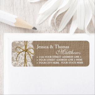 Die rustikale Twine Bow Wedding Collection