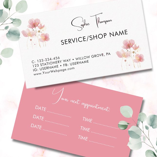 Die rustikalen Blume in Rosa und Gold sind einfach Terminkarte (Von Creator hochgeladen)