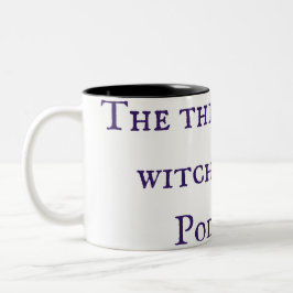 Die Sache mit der Hexenjagd Podcast-Tasse Zweifarbige Tasse