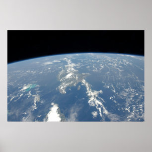 Die Sahara-Staubwolke fliegt nach Westen in den At Poster