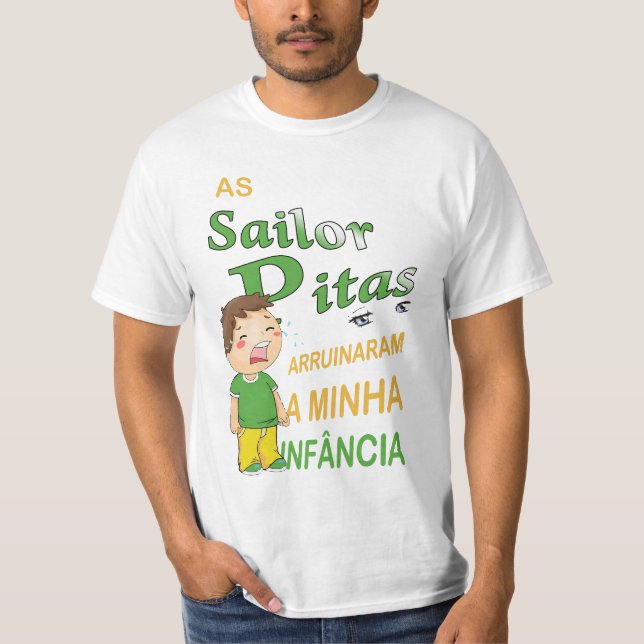 Die Sailor Pitas Arruinaram Mein Infância- H/ver T-Shirt (Vorderseite)