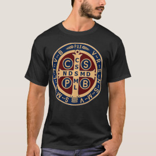 Die Saint-Benedict-Medaille Katholisch  T-Shirt