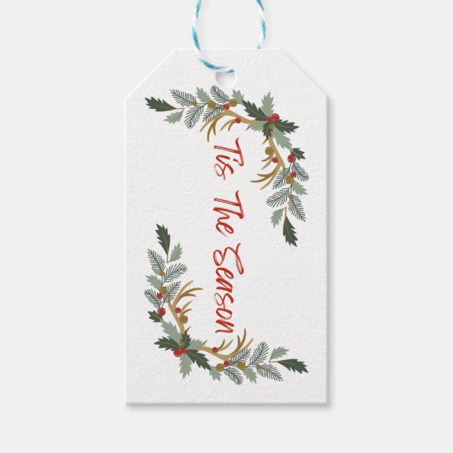 Die Saison Geschenkanhänger (Vorderseite)