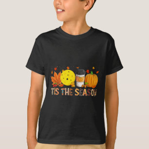 Die Saison Leopard Pumpkin Pickleball Halloween Fa T-Shirt