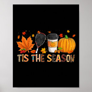 Die Saison Leopard Pumpkin Racquetbyll Halloween F Poster
