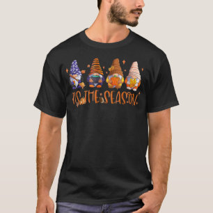 Die Saison Pumpkin Gnomes Herbst Niedlich Hal T-Shirt