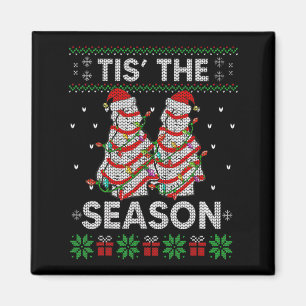 Die Saison Weihnachtsbaum Torten Debbie Becky Weih Magnet