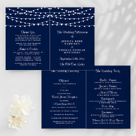 Die Saitenleuchten an der Blue Wedding Collection