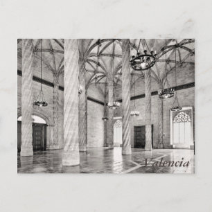 Die Säle der Kolumnen in Valencia Postkarte