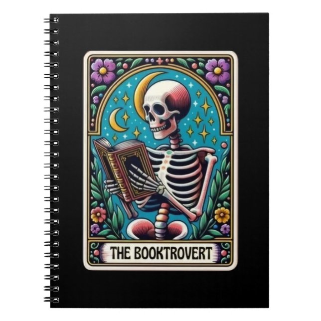 Die Sammlung Booktrovert Tarot Card Notebook Notizblock (Vorderseite)