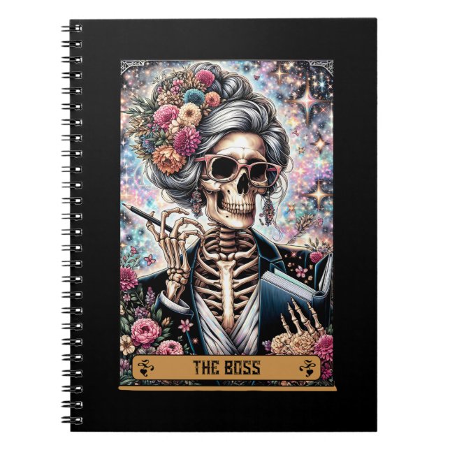Die Sammlung der Boss-Tarot-Card-Notebooks Notizblock (Vorderseite)
