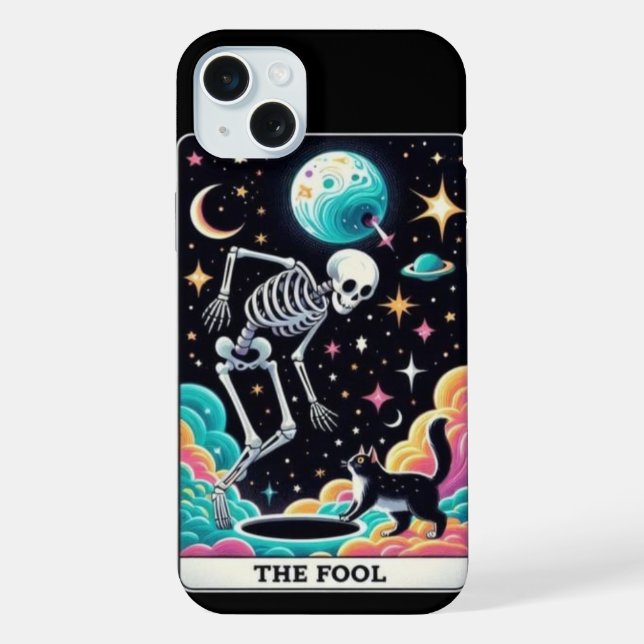 Die Sammlung der Narren-Tarotkarten iPhone Hülle (Rückseite)