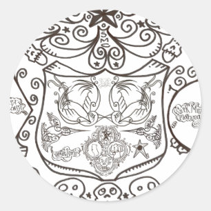 "DIE SAMMLUNG" RUNDER AUFKLEBER