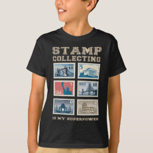 Die Sammlung von Briefmarke ist meine hochmoderne T-Shirt