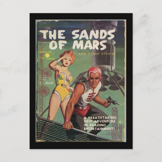 DIE SANDS DES MARS_Pulp Art Postkarte (Vorderseite)