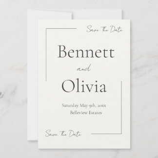 Die sanfte Jahreszeit spart das Datum Save The Date