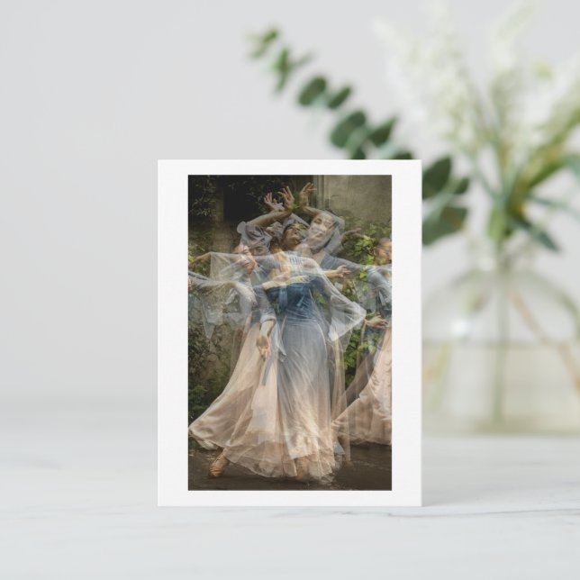 Die sanfte Tanzbewegung (Multi Nr. 3) Postkarte (Stehend Vorderseite)