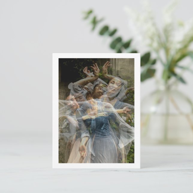 Die sanfte Tanzbewegung (Multi Nr. 7) Postkarte (Stehend Vorderseite)