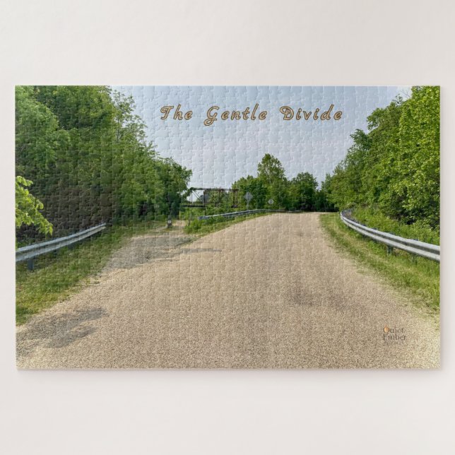 Die sanfte Trennlinie - ruhige Rätsel Puzzle (Horizontal)