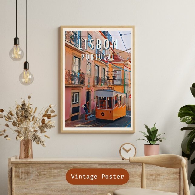 Die Sanftheit von Lissabon Poster (Lisbonne : Charme maritime, culture envoûtante.)