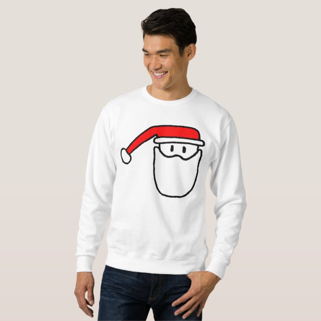 Die Sankt-Vater-Weihnachtspullover-Sweatshirt der Sweatshirt (Vorne ganz)