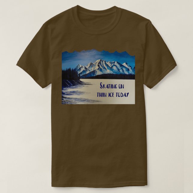 Die Saphire-Berge T-Shirt (Design vorne)
