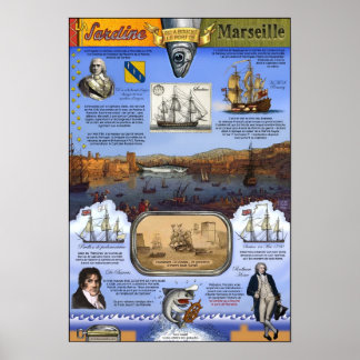 Die Sardine, die den Hafen von Marseille blockiert Poster