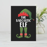 Die sarkastische Elf-Familie passende Gruppe Weihn