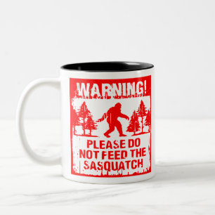 Die Sasquatch #USAPatriotGraphics © nicht Gefütter Zweifarbige Tasse