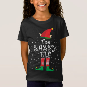 Die Sassy Elf Funny Familie passt Weihnachten Paja T-Shirt