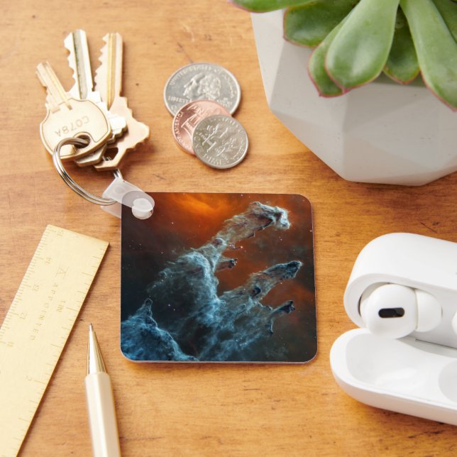 Die Säulen der Schöpfung wurden mittendrin. Schlüsselanhänger (Schreibtisch)