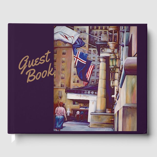 Die Säulen des Plaza Gästebuch (Vorderseite)