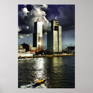 Die Säulen und die Wasserkabine Poster