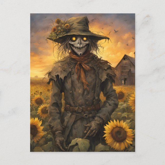 Die Scarecrow Postkarte (Vorderseite)