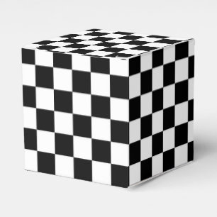 Die Schachbrett-Flagge Geschenkschachtel