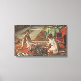 Die Schachspieler (von John Lavery) Leinwanddruck