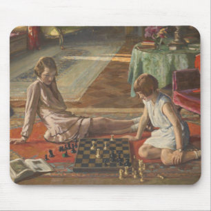 Die Schachspieler (von John Lavery) Mousepad