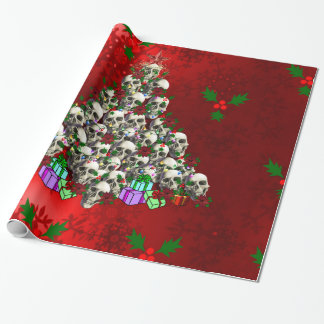 Die Schädel von Weihnachten Geschenkpapier