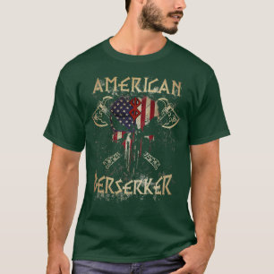 Die Schädelflagge des American Berserker T-Shirt