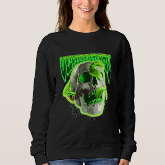 Die Schädelschlange der Vengeance - traurige ästhe Sweatshirt