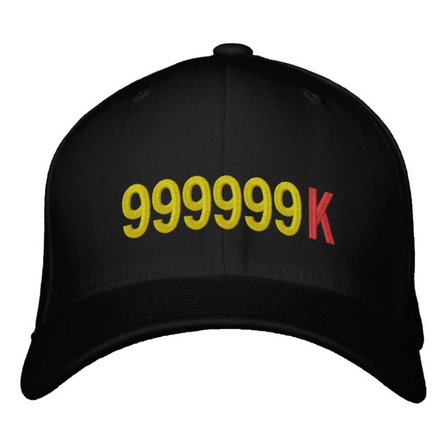 DIE SCHÄDIGUNG VON HERRN BOREGUE BESTICKTE KAPPE (Vorderseite)