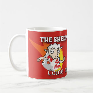 Die Schafe sind auf Feuer Tasse