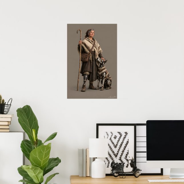 Die Schäferin Poster (Heimbüro)