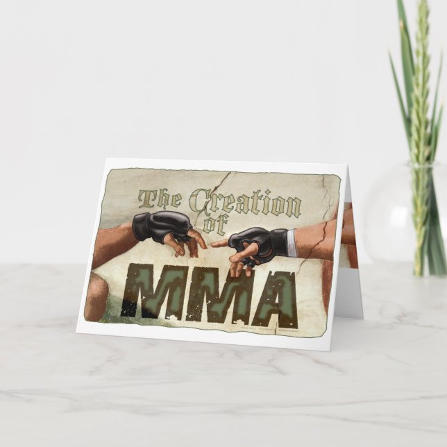 Die Schaffung der MIXED MARTIAL ARTS Karte (Vorderseite)