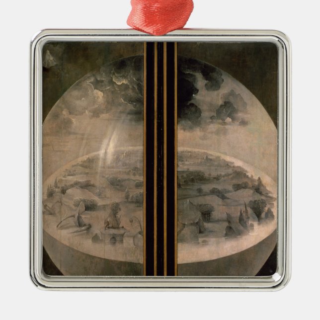Die Schaffung der Welt 2 Ornament Aus Metall (Vorne)