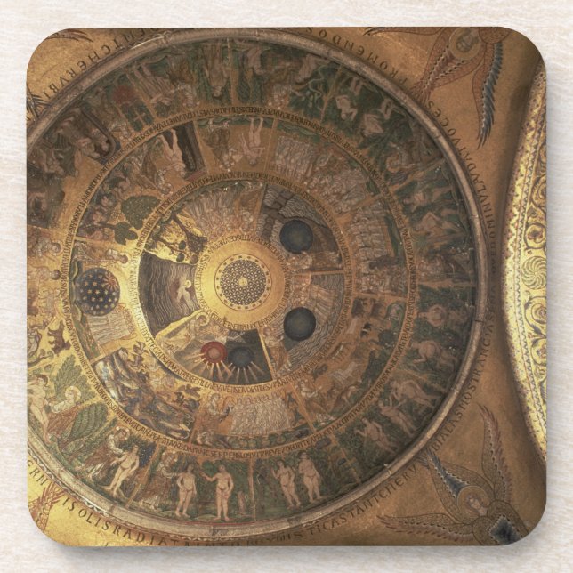 Die Schaffung der Welt, von der Genese-Kuppel Untersetzer (Vorderseite)