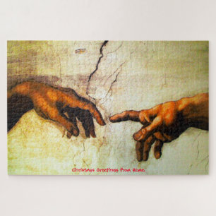 Die Schaffung des Puzzles Adam-Vatikan in Rom