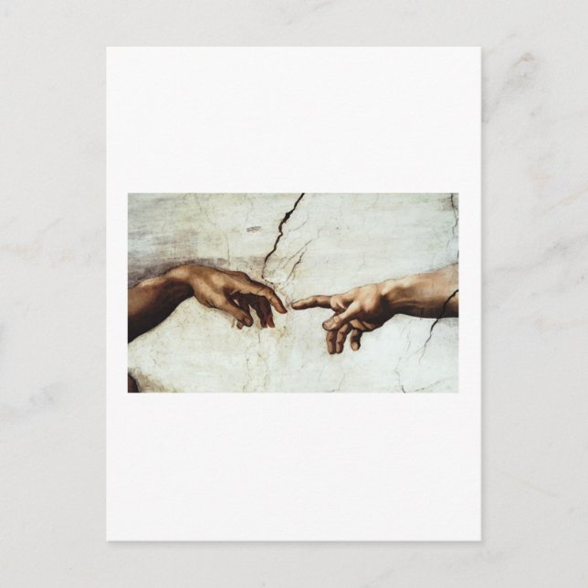 Die Schaffung Postkarte (Vorderseite)