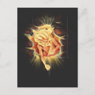 Die Schaffung Postkarte