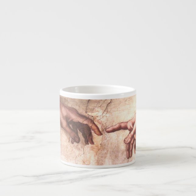 DIE SCHAFFUNG VON ADAM-ESPRESSO TASSE (Vorderseite)